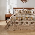 thumbnail image 2 of Greenland Home Andorra Medallion Cotton Bedspread Set, Multi, 3-Piece Queen, 2 of 4