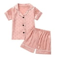 thumbnail image 1 of TZEWGL Comfort Short Sleeve Tops With Shorts 2Pcs Sets For Infant Cozy Clothes Set For Girls size 3-4T, 1 of 8