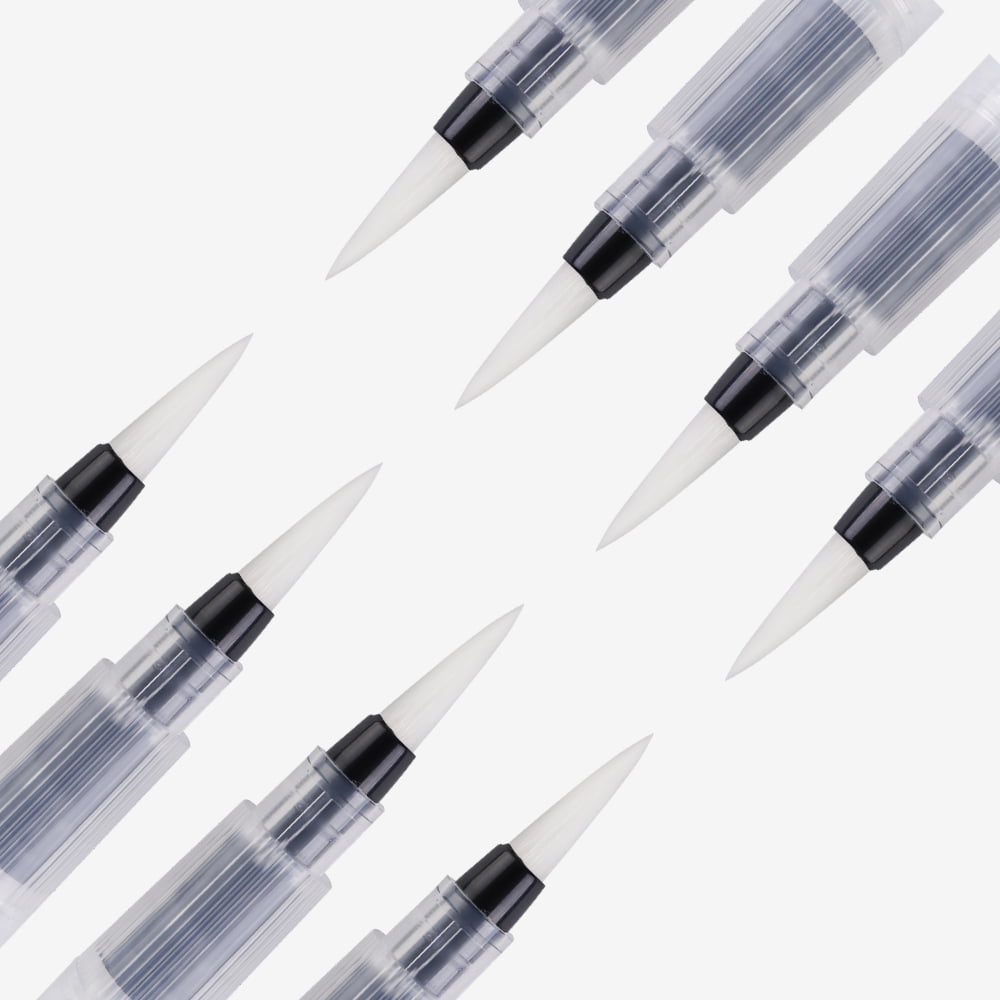 European Excellency, Refillable Water Brush Pen for Watercolor Painting - Water Pens for Crafting, Art Supplies for Artists - Watercolor Brush Pens for Blending, Painting, Journaling and Card Making