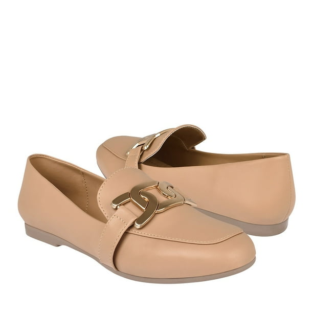MOCASINES DAMA STYLO 2040 SIMIPIEL BEIGE