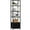 Black Oak|5 Shelves, variant on Satifur 5-Tier 65" H Bookshelf and Bookcase with 2 Removable Drawers, Narrow Display Shelf for Living Room, Black Oak