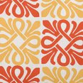 thumbnail image 2 of 20"x14" Simply Daisy Tiki Square Poly Accent Pillow, Orange Qty 1, 2 of 4