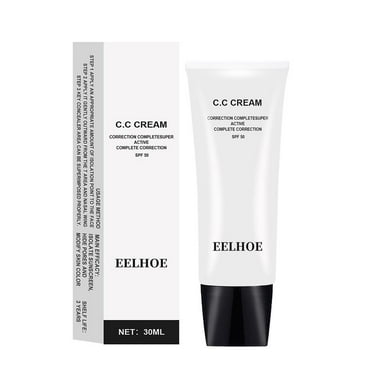 Self-Adjusting CC Cream for Mature Skin - SPF 50 Tinted Moisturizer & Foundation, Skin Tone Correcting Makeup with Hydrating Finish