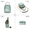 thumbnail image 3 of FORMRS Crossbody Bag for Women Quilted Travel Shoulder Cell Phone Purse with Chain Strap Handbag, White Cartoon Swan, 3 of 7