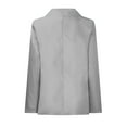 thumbnail image 6 of ZVNAΖH Womens Double Breasted Blazer Jackets Casual Blazers Lapel Long Sleeve Work Office Blazer Spring Fall Outfits, 6 of 9