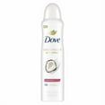 thumbnail image 2 of Dove Advanced Care Women's Antiperspirant Deodorant Dry Spray Caring Coconut 3.8 oz - Pack of 2, 2 of 5