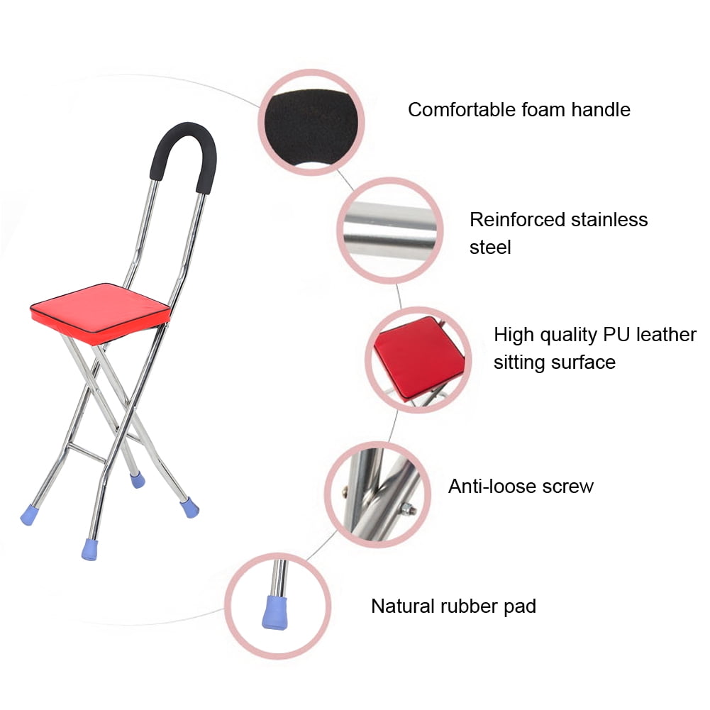 Walking Cane, Tripod Balancing Walking Cane Tripod Stool, For The Same