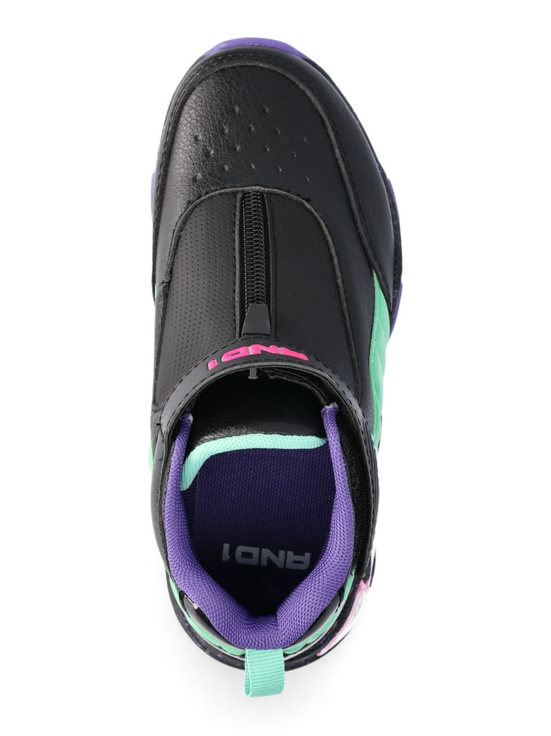 AND1 Boys Zip Basketball Sneakers - Walmart.com