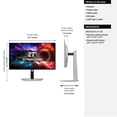 thumbnail image 3 of Samsung 27" Odyssey OLED G8 G80SH 4K 240Hz USB-C 98W DP 2.1 Gaming Monitor - LS27HG802SNXZA, 3 of 10