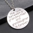 thumbnail image 5 of Awwp Silver 1*Heart Necklace the Love Between Grandma and Granddaughter Love Pendant Necklace the Love Between a Grandmother Love Necklace, 5 of 8