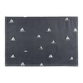 thumbnail image 3 of Dark Blue Sailboats Reversible Placemat Non Slip Coffee Mat 18x12 Inch for Dining, Kitchen, Coffee, 3 of 9