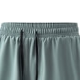 thumbnail image 4 of Lovzfmll Men's Summer Double-Layer Fake Two-Piece Running Fitness Shorts, Sports Athletic Bermuda Shorts Gray, 2XL, 4 of 9