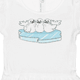 thumbnail image 4 of Inktastic 3 Cute White Harp Seals on Ice Girls Baby Dress, 4 of 5