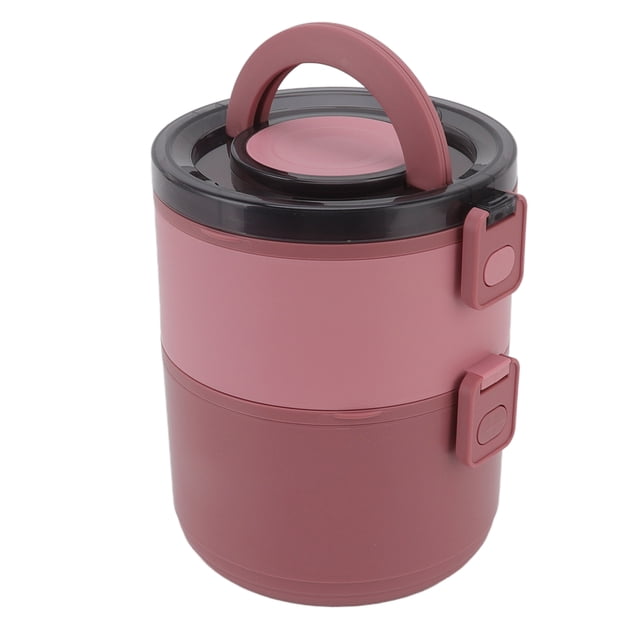 Stackable Lunch Box, Food Grade 1600ml Capacity Bento Box For Home For Office For Travel Blue,Red,Green