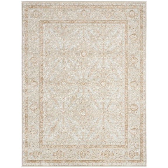 Nourison Dekor 5'3" x 7' Cream Beige Vintage Indoor Rug