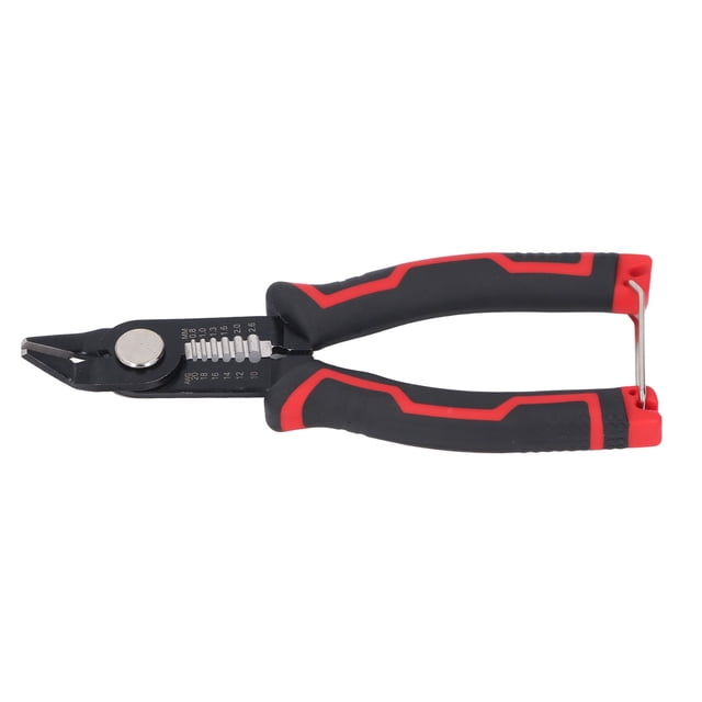 Alicates Para Cortar Cables, Ergonómico Antideslizante, Cortador De Cables, Gancho De Bloqueo De Seguridad De Acero De aleación Para Cables De Par Trenzado De 10 A 20 AWG