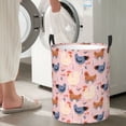 thumbnail image 4 of Bohemian Pattern Chicken Flower Laundry Basket, Laundry Hamper Waterproof Laundry Bag Clothes Hamper Laundry Bin with Handles for Bedroom, Living Room, Kids Room-#, 4 of 5