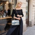 thumbnail image 5 of FORMRS Women Crossbody Purse with Chain Strap Vegan Leather Shoulder Handbag, Winter Village Serenity, 5 of 7