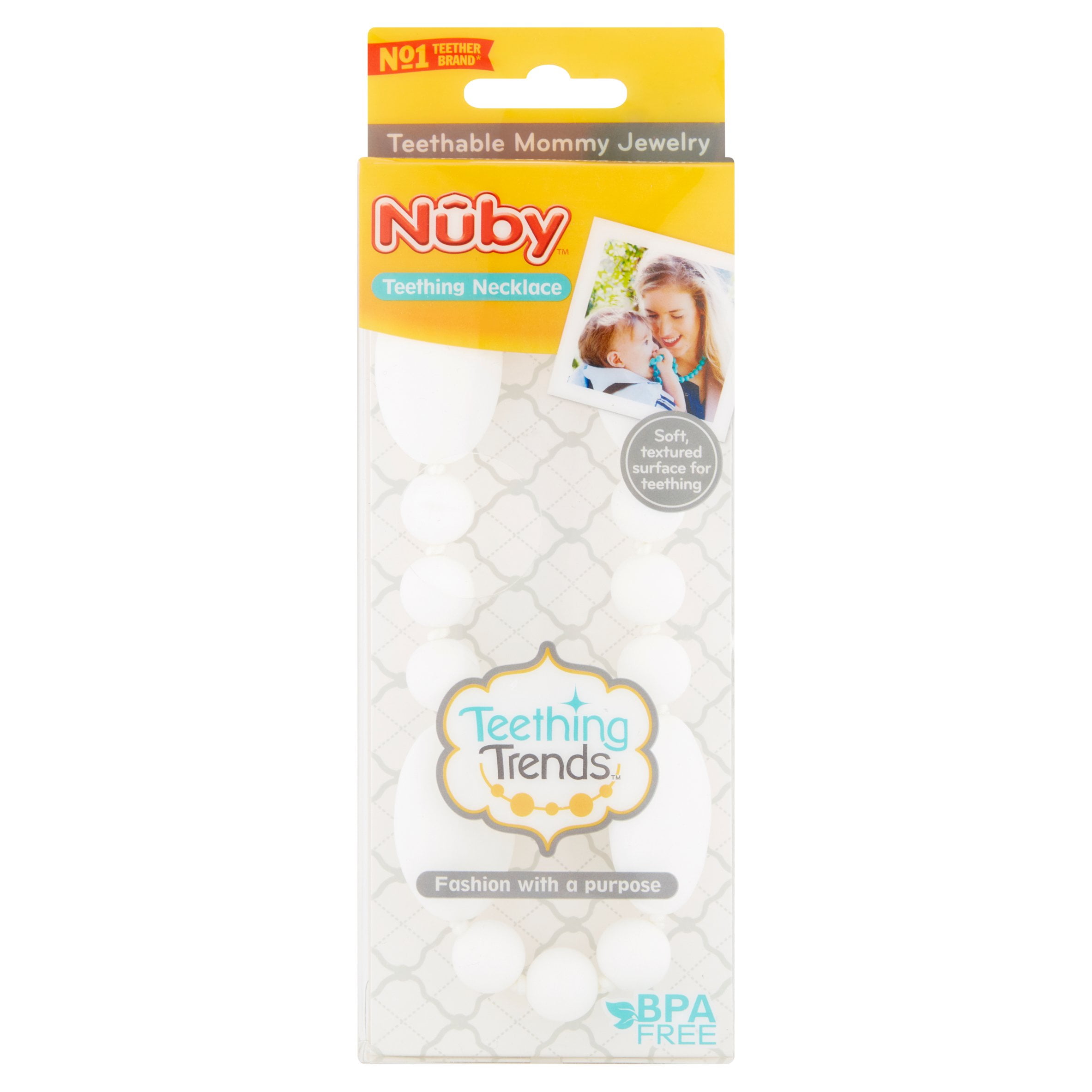 nuby teething trends necklace