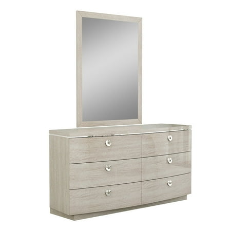 American Eagle Furniture Porter 6 Drawer Light Maple Dresser With