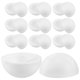 thumbnail image 2 of 6 piezas de espuma blanca de poliestireno esferas huecas para manualidades de bricolaje decoraciones de boda suministros de pintura, 2 of 5