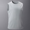 thumbnail image 2 of Gibobby Men Tank Tops Athletic Men's Quick Dry Cotton Muscle T Shirt with Moisture Wicking(XL,Light Gray), 2 of 7
