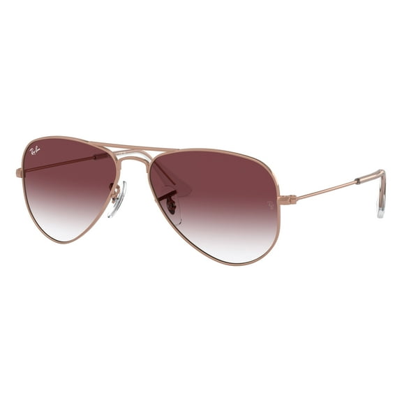 Sunglasses Ray-Ban Junior RJ 9506 S 291/8H Aviator Rose Gold Clear