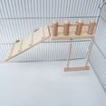 thumbnail image 2 of Shisuyan Bird Cage Ladder Bamboo Beige 1 Set 9.8x4.7x1.6in, 2 of 8