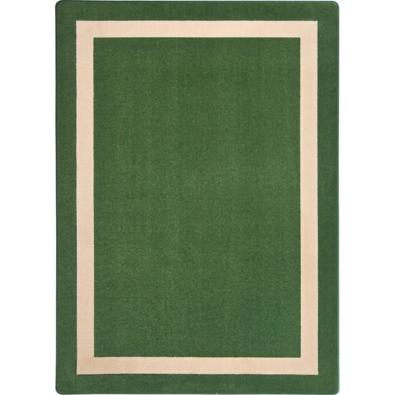 Kid Essentials - Misc Solid Color Area Rugs Portrait, 3'10" x 5'4", Greenfield