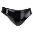 thumbnail image 3 of Lingerie Aguichant pour Femmes en Cuir PVC à Haute Brillance, Short Triangle Aguichant à Coupe Ouverte, 3 of 3