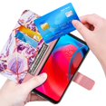 thumbnail image 5 of Allytech Wallet Case for Motorola Moto G Stylus 5G 6.8-Inch 2021 Released - Marble Series Flip Folio Kickstand Cards Slots Bumper TPU Back Cover Shockproof Drop Protective Wallet Case for Girls Women, 5 of 5