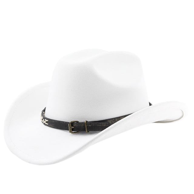 Western Style Outdoor Cowboy Hat Curved Brim For Travel Riding And Casual Everyday Adventure In Any Season