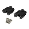 thumbnail image 3 of Kit de accesorios de montaje de abrazaderas para manillar de motocicleta universal para elevadores de manillar Negro, 3 of 9