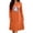 # Orange, variant on Taqqpue Womens Cotton Nightshirt Long Sleeve Crew Neck Halloween Zombie Print Loose Fit Knee Length Casual Pullover Soft Sleep Dress Oversized Sleepwear for Women Big Plus Sizes