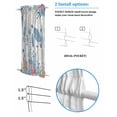 thumbnail image 3 of Sea Turtle Coastal Blackout Curtains, French Door Curtains for Door Window, Beach Nautical Ocean Coral Seahorse Privacy Drapery for Patio/Sidelight Doors, 1 Panel with Tieback, 54 x 72 Inches, 3 of 6