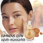 Profusion Cosmetics Superbloom Luminous Glow Rollerball Highlighter, Sun-Kissed, Shimmering Glow, Buildable Face Highlight, Sunglow