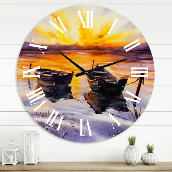 Designart 1 in Quartz Traditional Wall Clock