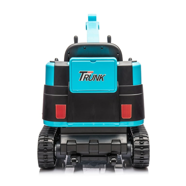 2 IN 1 12V12AH Powered Kids Ride on Excavator Bulldozer 360