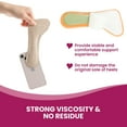 thumbnail image 5 of Bukihome High Heel Cushion Inserts for Women - 3/4 Invisible Insoles Prevent Feet from Sliding Forward - Shock & Sweat Absorption - Comfort Shoe Pads for High Heels Sandals Flats,Size L, 5 of 7