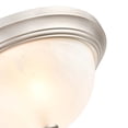thumbnail image 3 of Millennium Lighting Metal Flushmount Ceiling Light in Satin Nickel finish-Silver, 3 of 4