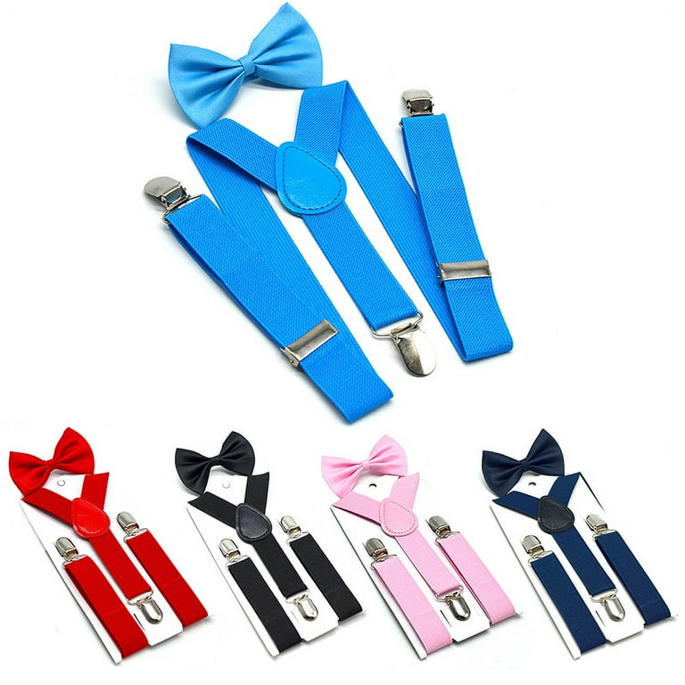 Hot Sales Kids Children Boys Girls Clip-On Adjustable Y-Back Suspender Elastic B