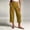 Yellow, variant on BUIGTTKLOP Capri Pants for Women Drawstring High Waist Wide Leg Pants Plaid Lightweight Summer Casual Capris