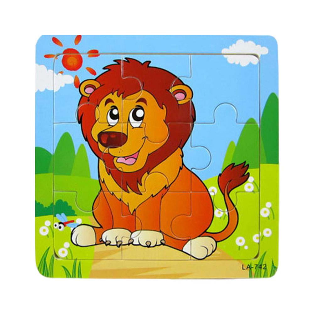 Details about   Wooden Puzzles Toy For 1-3 Year Olds Toddler Animal Jigsaw Baby Educational Toys 