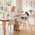 thumbnail image 2 of ELLEGNT 6-in-1 Baby High Chair, Feeding Chair, Convertible Highchair with 5-Point Harness, Removable Tray & PU Cushion for Babies and Toddlers in Gray, 2 of 8