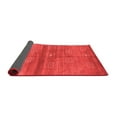 thumbnail image 2 of Ahgly Company Indoor Square Abstract Red Contemporary Area Rugs, 3' Square, 2 of 4