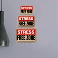 thumbnail image 6 of Classic Framed Plus Stress Free Zone Wall or Door Sign | Funny Home Decor - Large, 6 of 9