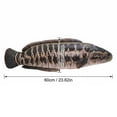 thumbnail image 2 of Fish Plush, Plush Toy, 24 In, Faux Fabric, Toy Fish, Fish Stuffed Animal, Fish Decor, Kids Toy, Striped Pattern, 1 Pc, 2 of 5