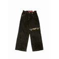 thumbnail image 1 of Pantalones vaqueros unisex estilo hip-hop gótico urbano de talle alto y corte holgado con diseños rasgados y bordados for hombre y mujer, 1 of 3
