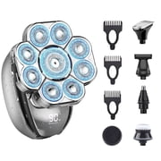 Head Shavers, 6 in 1 Bald Head Shavers for Men, 9D Electric Razor Nose Beard Hair Sideburns Trimmer, Waterproof Men’s Grooming Kit, Anti-Pinch, LED Display & Rechargeable Gift for Father Husband