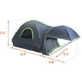 thumbnail image 3 of KFFKFF Truck Bed Tent, Suitable for 5.0-5.2 ft Camping Truck Tents, Water-Resistant PU2000 mm 2-3 Individual Sleep Space, Robust Truck Camper Shell with Extendable Canopy, Rain Cover, Carry Bag, 3 of 9